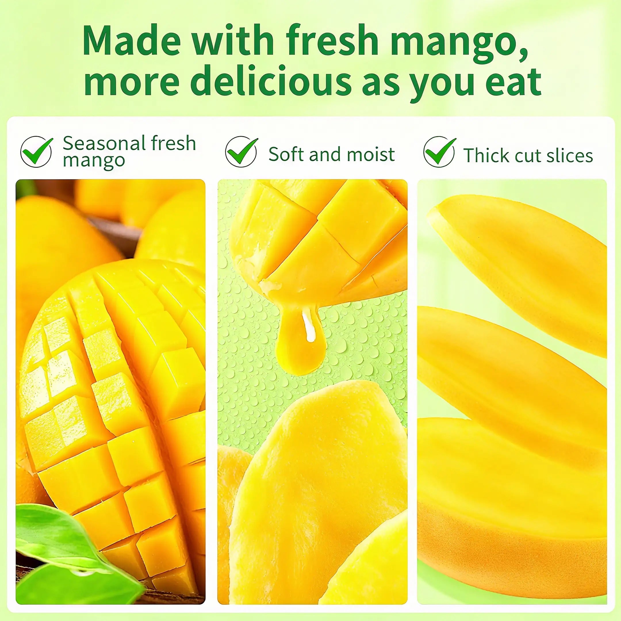 【Promotion】Dried Mango Snacks 150g,Goreng Kentang Kering Sweet & Fragrant Dried Mango, Thickly Sliced, High Quality, No Preservatives Added