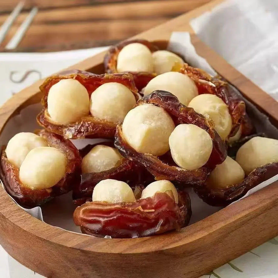 Chinese Snack Set,halal,Date Palm+Macadamia Nuts，Individually Packaged tiktok shop[Local stock Fast delivery] Food