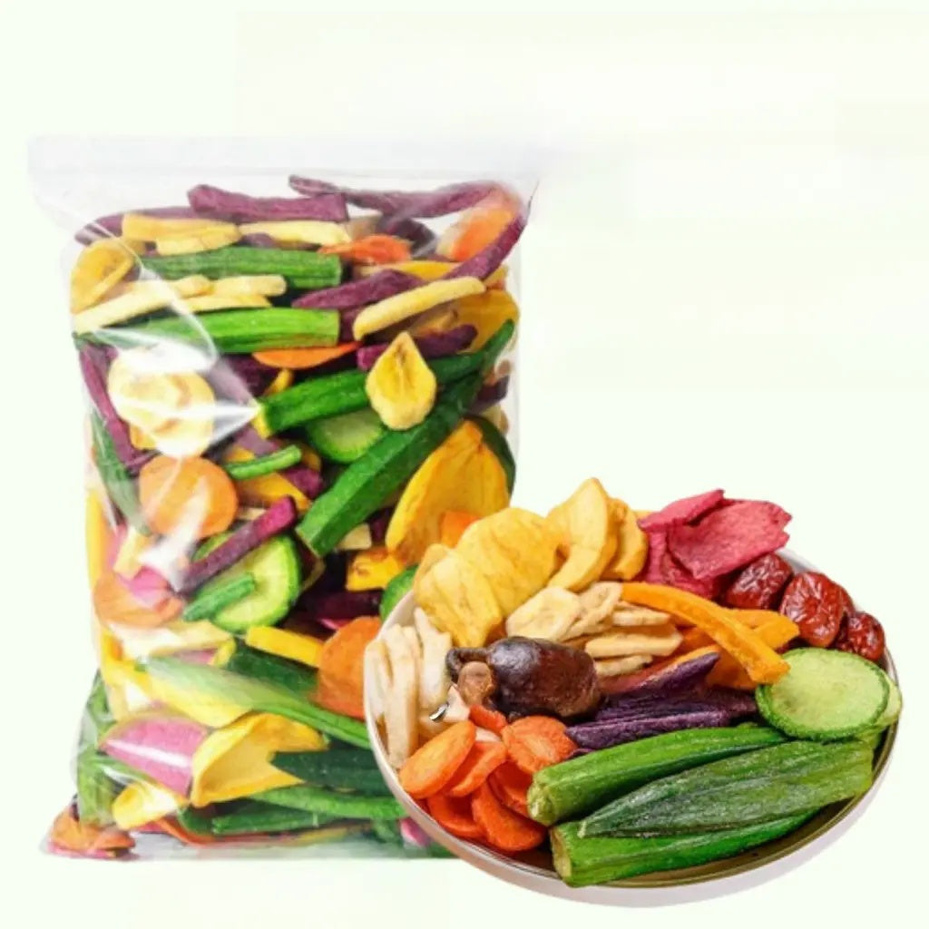 （Welfare funds）HALAL,Mix Healthy Fruits & Vegetables Chips(Halal)Kerepek Campiran Buah & Sayur Sihat.dried fruit,dried vegetables[Local stock Fast deliverySpicy ] Red Dried Food kerepeksayur viral kering Snacks Snacks