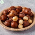 Set Makanan Ringan Cina Halal, Kacang Macadamia Australia 200G-AAA dengan Kulit Terbuka Gratis dan Key Vegan Friendly - Siap Stock Food Snack Nuts