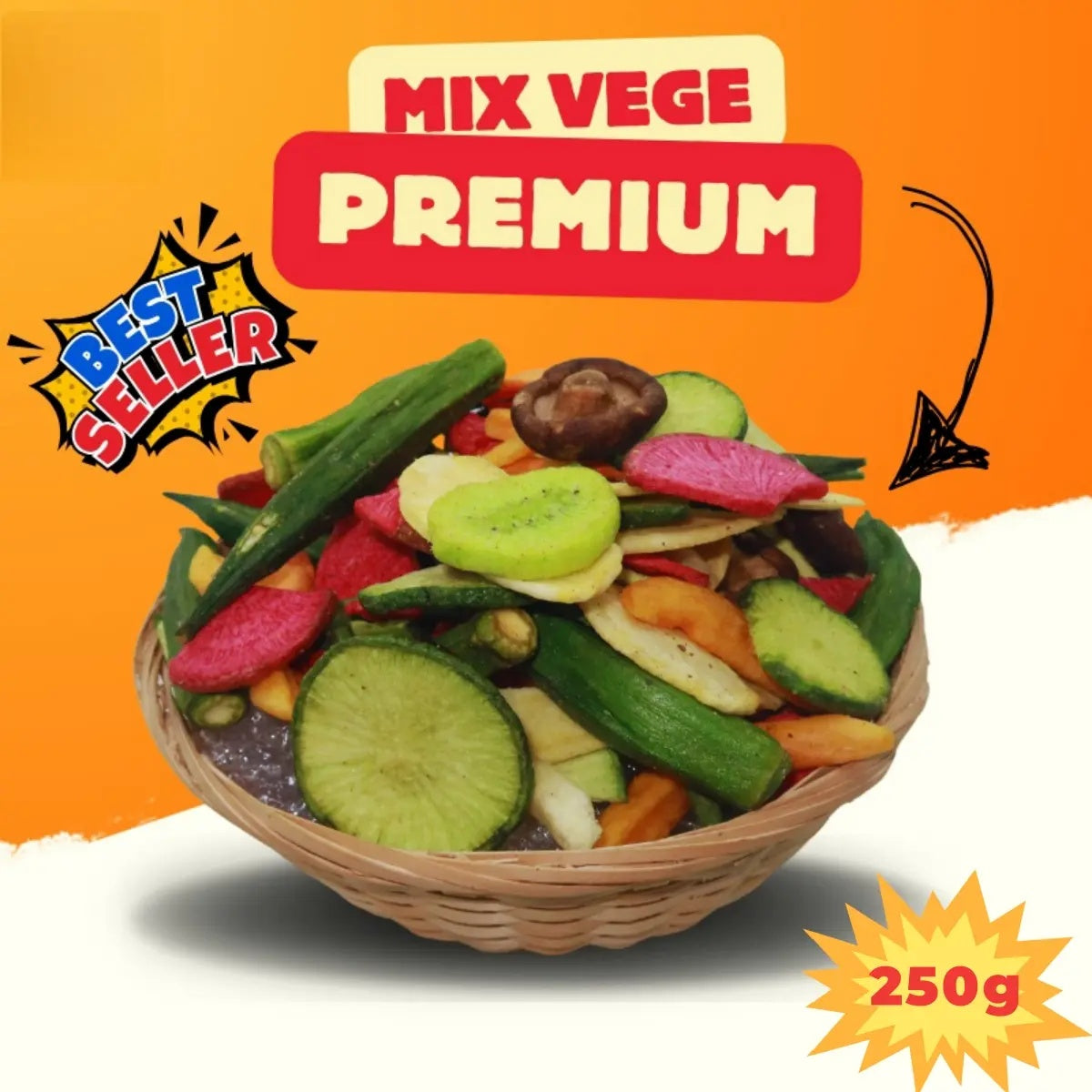 （Welfare funds）HALAL,Mix Healthy Fruits & Vegetables Chips(Halal)Kerepek Campiran Buah & Sayur Sihat.dried fruit,dried vegetables[Local stock Fast deliverySpicy ] Red Dried Food kerepeksayur viral kering Snacks Snacks