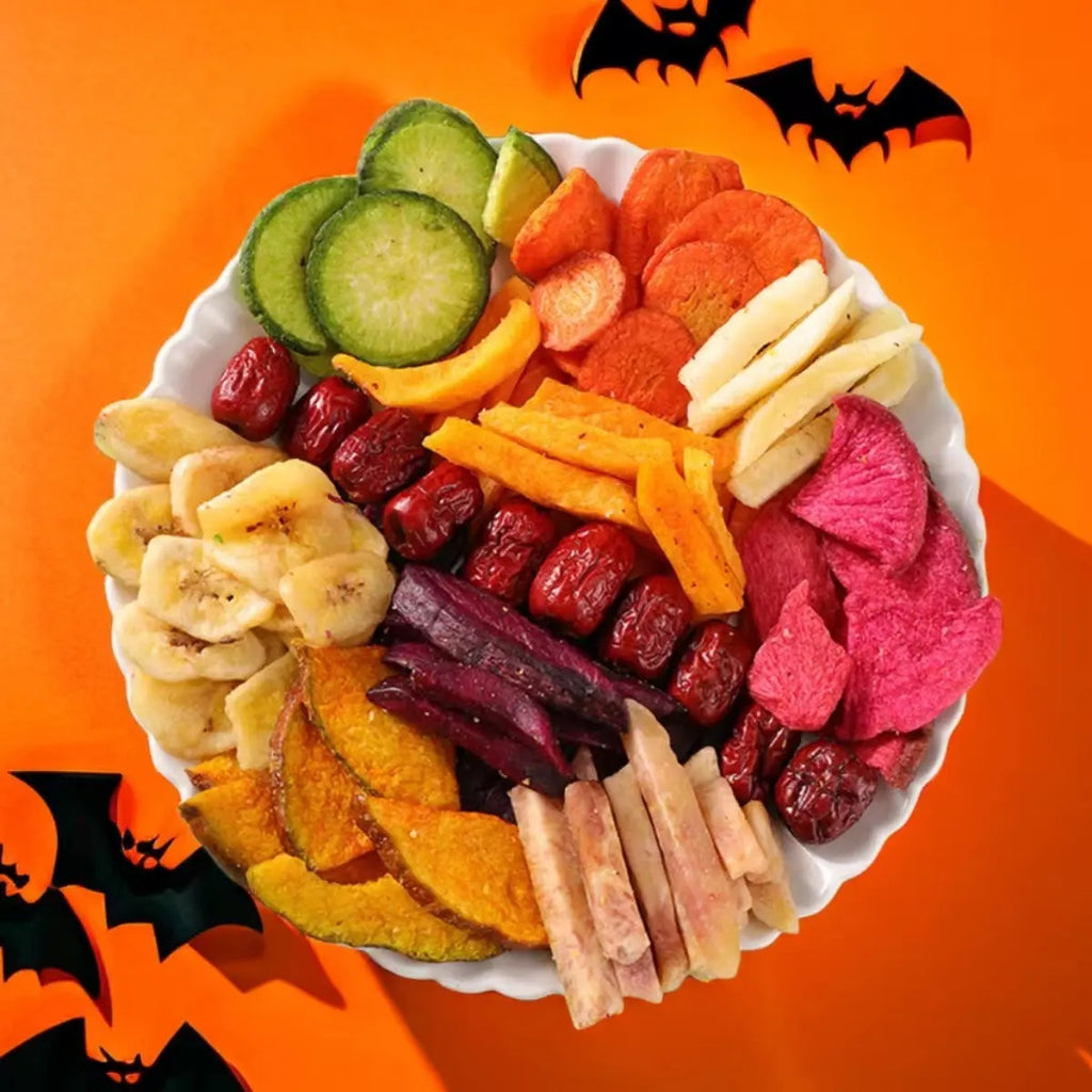 （Welfare funds）HALAL,Mix Healthy Fruits & Vegetables Chips(Halal)Kerepek Campiran Buah & Sayur Sihat.dried fruit,dried vegetables[Local stock Fast deliverySpicy ] Red Dried Food kerepeksayur viral kering Snacks Snacks