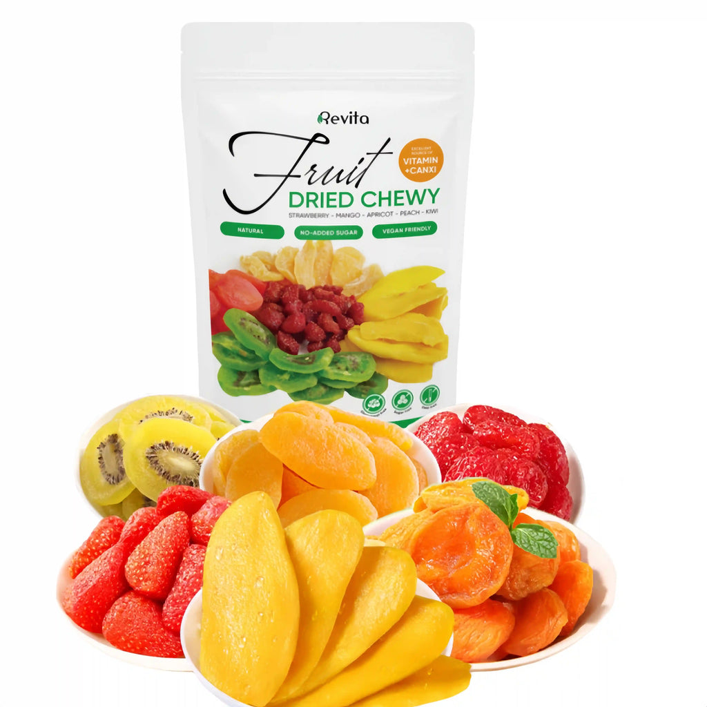 halal,Healthy mixed dried fruits（dried strawberries, dried mangoes, dried apricots, dried peaches, dried kiwis）tiktok shop[Local stock Fast delivery] Food Chips buah kapuk kering