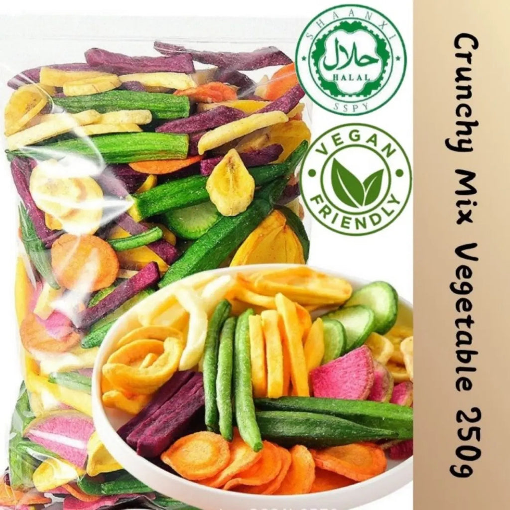 （Welfare funds）HALAL,Mix Healthy Fruits & Vegetables Chips(Halal)Kerepek Campiran Buah & Sayur Sihat.dried fruit,dried vegetables[Local stock Fast deliverySpicy ] Red Dried Food kerepeksayur viral kering Snacks Snacks