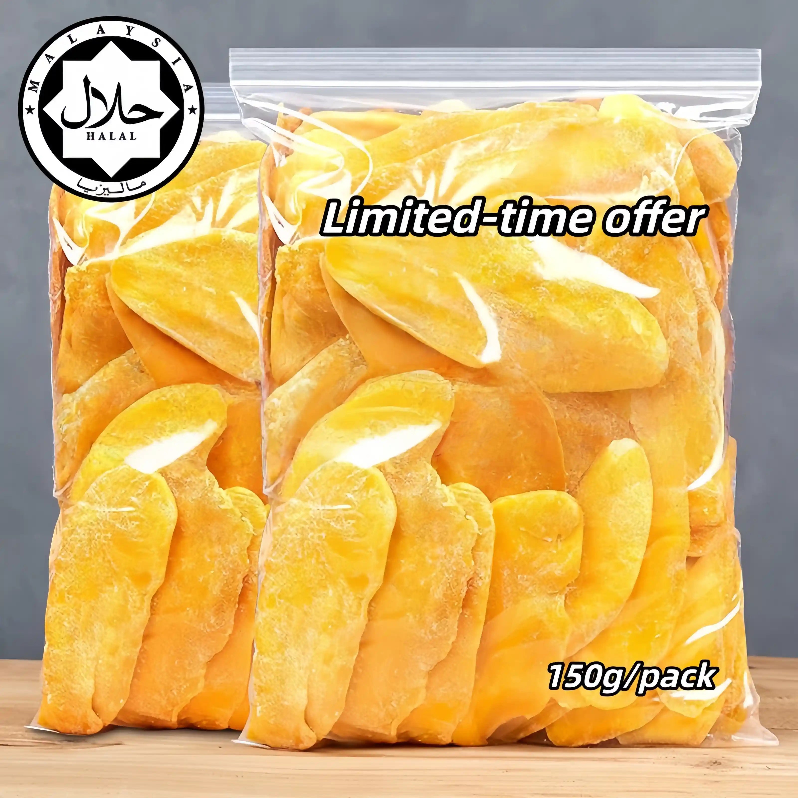 【Promotion】Dried Mango Snacks 150g,Goreng Kentang Kering Sweet & Fragrant Dried Mango, Thickly Sliced, High Quality, No Preservatives Added