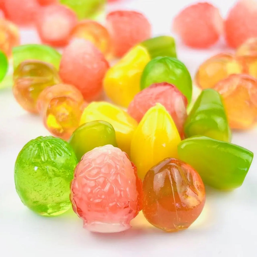 LUCKY DEER,halal,Fruits Gummy Candy/Peeled gummies-Ready Stock Gummy Candy With Jam-Local inventory, [Local stock Fast delivery]pop candy tiktok shop Food Gummy Snacks Fruity Chewy